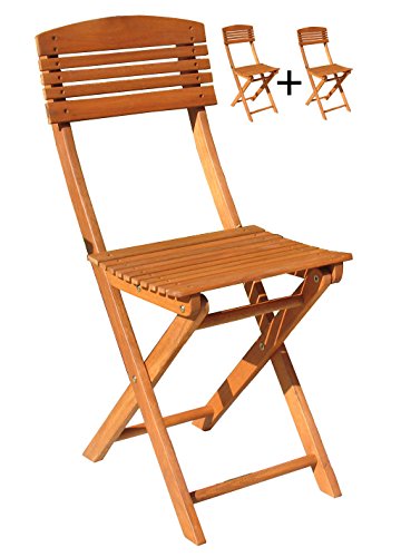 Preisvergleich Produktbild Grasekamp Sessel Natur klappbar 2er Set Klappstuhl Balkonmöbel
