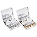 Produktbild Cold Toy Contact Lens Box Marmor quadratische Ziele Travel Portable Case Storage Container, Contact Lens Box Marmor quadratische Ziele Travel Portable Case Storage Container Zufällige Farbe