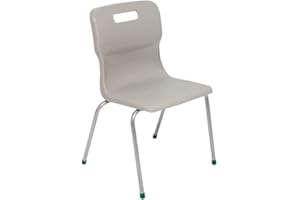 Office Needs Direct Titan School Classroom Stacking Chair 4 Leg 460h Age 13-Adult Grey. MIN ORDER 6 CHAIRS