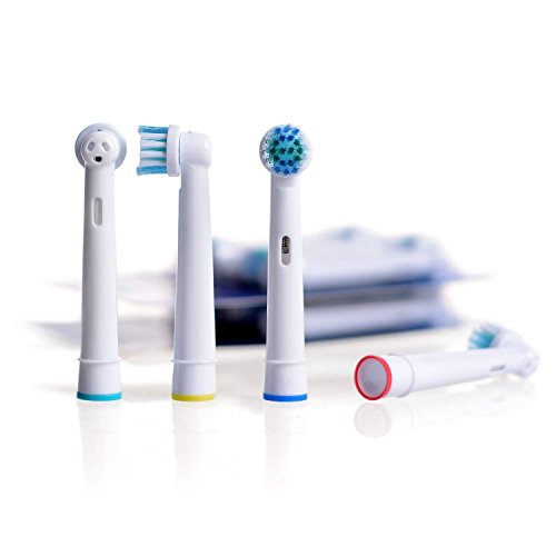 Preisvergleich Produktbild im77r elektrischen 4 x Ersatz Zahnbürste Kompatibel braun Oral-B, kompatibel mit Oral-B / braun Vitaly Precision Clean, White Clean, Sensitive Clean, Oral-B Professional Care, Modell eb-17 a / sb-17 a (1kit X 4PCS)