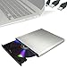 Produktbild Archgon® MD-8107S-U2-BW-S Style Silber Externer Blu Ray DVD CD Brenner Player Lesegerät (Panasonic UJ-272) mit USB 2.0 - gebürsteten Vollmetall Aluminum Flachrohr Gehäuse - kompatibel mit PC und Mac Macbook Pro, Air, iMac