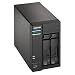 Produktbild Asustor AS5102T 2-Bay NAS System (Intel Celeron 2.0 GHz Quad-Core, 2 GB RAM (upgradefähig bis 8 GB), Gigabit-LAN, USB 3.0, USB 2.0, eSata, HDMI 1.4a, HotSwap, Raid 0, 1, JBOD) schwarz