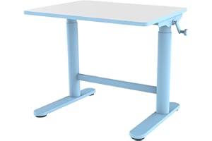 ‎SPACETRONIK Spacetronik Kinderschreibtisch XD Höhenverstellbar 49-70cm, Schülerschreibtisch, Schreibtisch, Jugendschreibtisch SPEX101 (Blue)