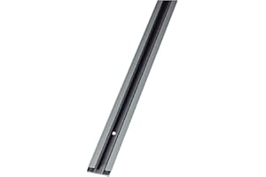 ‎SLV SLV 1Phasen Aufbauschiene, Hochvolt-Stromschiene, Aufbau-Schiene, Schiene zur Montage an Wand oder Decke, Stromschienen-System, Anschluss für 1P Schienen-Strahler, 1 Meter silbergrau
