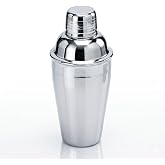 Paslanmaz &Ccedil;elik Kokteyl Shaker, G&uuml;m&uuml;ş, Parlak Krom Finish, Bar Aksesuarı 350 ml