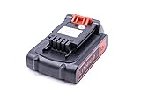 black&decker 18v akku kettensäge 1 x Ersatzakku für Werkzeug vhbw Li-Ion Akku 1500mAh (18V) für Elektrowerkzeug Werkzeug Powertools Tools wie Black & Decker BL1518, BL2018, BL4018