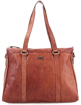 Spikes & Sparrow Bronco Aktentasche cognac