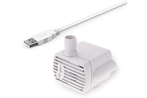 Yuemsh Pompe à Ultra Silencieuse pour Fontaines à pour Animaux de Compagnie Pompe à Submersible USB DC5V