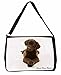 Produktbild Chocolate Labrador Puppy 'Love You Mum' Large 16" Black School Laptop Shoulder B