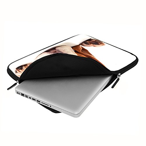 PEDEA Design Schutzhülle Notebook Tasche bis 13,3 Zoll (33,7cm), Beagle