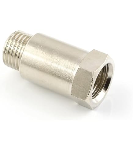 Gewindeverlängerung G 1/8 – Messing Verchromt, 45 Mm Länge, Innen- & Außengewinde, 16 Bar