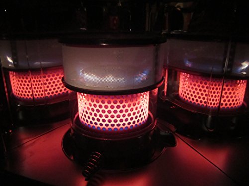 Model 2017! Qlima Petroleum Heizofen R4224TC ohne Netzanschluss – Inklusive Petroleumpumpe! Kamin Heizstrahler Kaminofen Camping Outdoor - 4