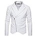 Produktbild togel Herrenjacke Herren Biker Motorradjacke Zipper Outwear Revers Schmaler Kunstledermantel Casual Tops Lässiger Komfortabler Hoodie Einfarbig Jacken Winterjacke Männer