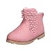 Produktbild Mädchen Baby Mode Floral Martin Schuhe Nette Kleinkind Sneaker Winter Schnee Stiefel (Alter: 6.5-----7 Y Kid, Rosa)