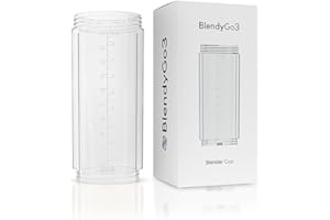 ‎BLENDYGO Kielich do blendera BlendyGo 3 – Pojemnik 500 ml – Akcesorium do przenośnego blendera bezprzewodowego – Część zamienna do blendera osobistego – BPA Free