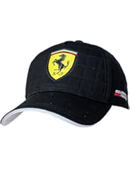 NEW para 2016. Scuderia Ferrari Quilt punto Gap – Negro – Adultos