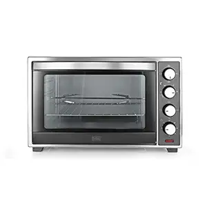 BLACK+DECKER BXTO3001IN 30 L Oven Toaster Griller with Rotisserie, Grey
