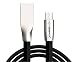 Produktbild Micro USB Kabel CABBRIX® 1,5m Lang Nylon 2,4 A [ USB Schnellladekabel ] High Speed Sync und Ladekabel Android Smartphones für Samsung Galaxy S7 / S7 Edge / S6 / S5 Neo / S4 / S3, Note 5 / 4 / 3, HTC, LG, Sony, Nexus, Blackberry, Nokia, Motorola, Huawei, Kindle, XBOX, PS4 - Schwarz