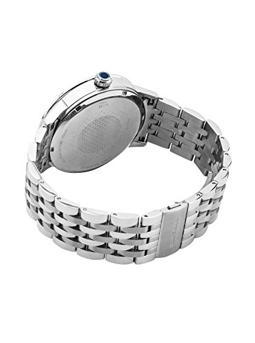 Paul Smith Men's Quartz Watch with Black Dial Chronograph Display and Silver Stainless Steel Bracelet P10018