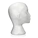 Mannequin head - SODIAL(R) 27.5 x 52cm Dummy / mannequin head Female Foam(Polystyrene) Exhibitor for cap, headphones, hair accessories and wigs Woman Mannequin Foam