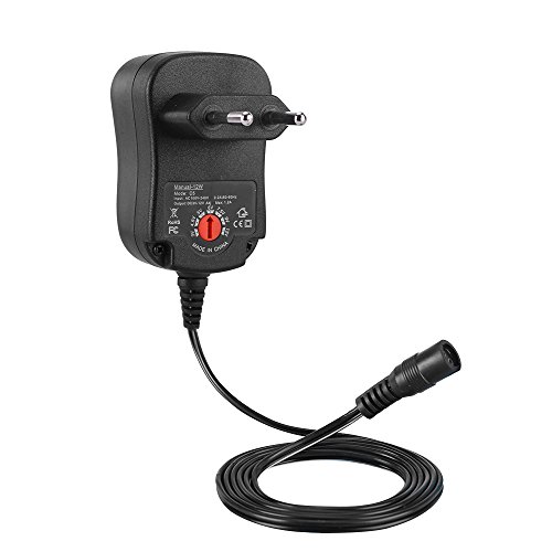 CUGLB Universal Power Netzteil | Universal Ladegerät | 12W AC/DC 3 / 4,5 / 5 / 6 / 7,5 / 9 und 12V 1000mA, 6 Stecker | Reiseadapter - 3