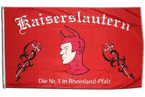 FLAGGENFRITZE Flagge Fanflagge Kaiserslautern - 90 x 150 cm