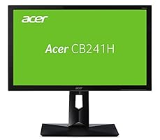 Acer CB1 (CB241Hbmidr) 61 cm (24 Zoll) Monitor (DVI, HDMI, 1ms Reaktionszeit, Höhenverstellbar, Pivot-Funktion, EEK B) schwarz