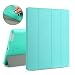 Produktbild Hülle für iPad 2 / iPad 3 / iPad 4 CICMOD® Smartcover Case Tasche Schutzhülle Etui Auto Aufwachen/Schlaf Funktion mit Multi Ständer und Anti-Stoß weiche TPU Rückseite (Blau)