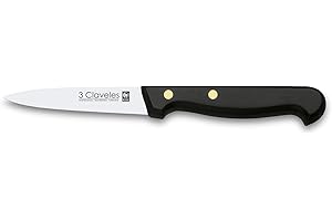 3 CLAVELES CUCHILLO VERDURAS I.POM 9 cm - 3,5" D 3C