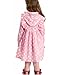 Polka Dots Toddler Rain Wear Cute Baby Rain Jacket Infant Raincoat PINK S 2Y