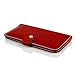 Produktbild Bookstyle Handytasche Flip Case Wallet geeignet für Sony Xperia XZ2 - Handy Schutz Hülle Etui Schale Cover Book Case Portemonnaie rot