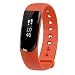 Produktbild Fitness Tracker Armbandes, Bluetooth-Herzfrequenzsensor Wasserdicht IP67 Activity Tracker Armbanduhr Band Smart Armband Schrittzähler Call MSM Reminder Schlaf Monitor für iPhone Android Smartphone