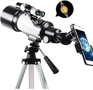 Kixre Practical Telescope Telescope for Children Adult Astronomy Beginners, Refractor Telescope for Astronomy, Portable Travel Telescope with Tripod, Focal Length 700 Mm