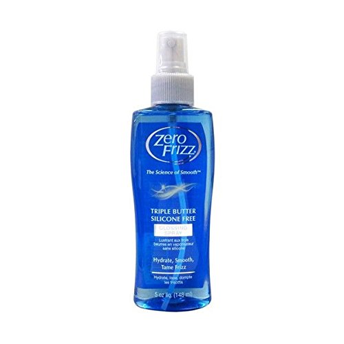 Zero Frizz Triple Butter Silicone Free Glossing Spray - Hydrate, Smooth & Tame Frizz - 148ml