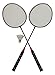 Produktbild 3 Teilig Badminton Set Badminton Set 2x Bädmintonschläger Badminton Schläger Set mit 1x Federball Bälle auch für Kinder
