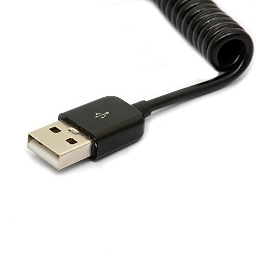 USB Typ C Kabel Coiled Spring Spiral Typ-C Stecker auf USB 2.0 Ein Stecker Verlängerungskabel Data Sync Ladegerät Lead für Nexus Macbook Google Chromebook Nokia N1 Tablet PC / Letv Smart Phone - 3