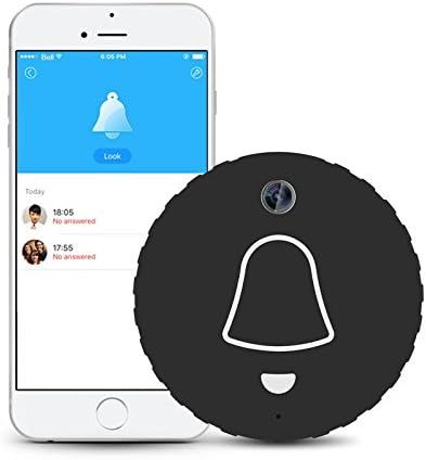Video Doorbell with chime and waterproof cover- Images on Smartphones or tablets
