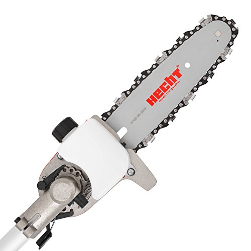 HECHT 3-in-1 Multitool 690 Heckenschere + Rasen-Trimmer + Hochentaster Multifunktionsgerät (900 Watt, inkl. Aufsätze: Strauchschere, Ast-Säge, Freischneider) - 6