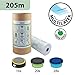 Produktbild LILNAP Universal Nachfüllfolie für Sangenic Windeltwister Tommee Tippee, TEC & Simplee, Angelcare und Litter Locker inklusive Papphülse als Nachfüllhilfe | EVOH - Beschichtung zur Geruchsminderung (205m + Papphülse)