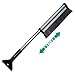 Produktbild ODOLAND® [2in1] Eiskratzer+Schneebesen – Teleskopstiel 65cm, Zusammenschiebbar, ABS schont Oberflächen – für Auto, Truck, Gartenhütte