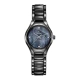 Rado True Damen-Armbanduhr Diamant 30mm Armband Keramik Automatik R27242872