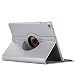 Produktbild Neue iPad 9,7 Zoll 2017 Hülle - L2W 360 Grad Drehende Standabdeckung mit Auto Sleep Wake für Apple Neues iPad 9,7 Zoll 2017 Tablette Modell (Nicht fit iPad Pro 9.7 (Modell 2016) - Silber