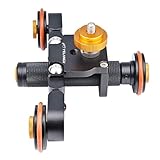 dolly cart slider Es kann auch Kugelkopf Grundplatte installieren. Schießen in einer geraden Linie und 360 Grad.