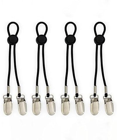 Sets of 4/8/12 Mattress Is Fixed Strap Bed Sheet Buckle Multifunction Adjustable Bed Corner Clip Home Party Fastener Clip Straps Straps for Bed Sheets,Mattress Covers, Sofa Cushion (Color:Black)