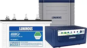 LUMINOUS EcoVolt850+PC18042TJ+Trolly Tubular Inverter Battery (150)