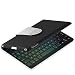 Produktbild iPad Mini Tastatur, JETech Drahtlose Bluetooth Tastatur Keyboard Case/Hülle mit 360 Grad-Umdrehung und Multi-Angle Stehen für Apple iPad Mini 1/2/3