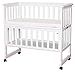Baby Bassinet with Storage Shelf (White)
