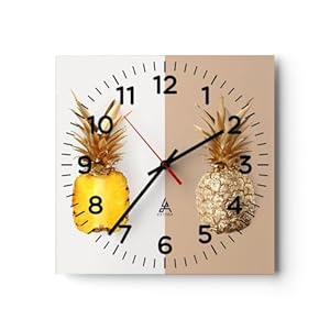 Moderno Reloj de Pared Piña
