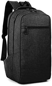 Evay Slim Canvas Laptop Backpack for School Teens Computer Backpacks with Laptop Compartment Fits Up to 15.6 Inch Notebook Bag Lightweight University Rucksack for Women Men Backpack