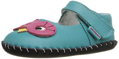 Pediped Baby Girls Jazzie Standing Shoes, Turquoise (Peacock), 6-12 Months 18 EU